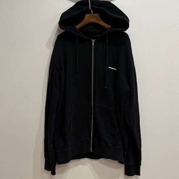 파타고니아 블랙 후드집업