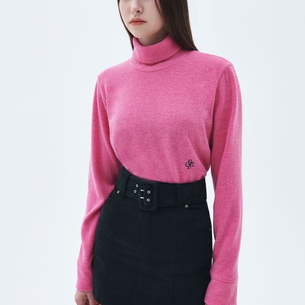 시티브리즈 핫핑크 목폴라티