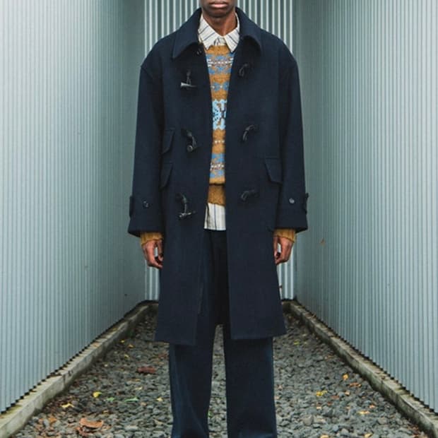 암피스트 스탠리 더플 코트 블랙 XL