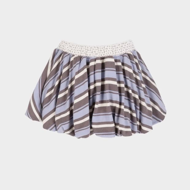 혼쿄 honkyo Paw Print Knit Balloon Skirt