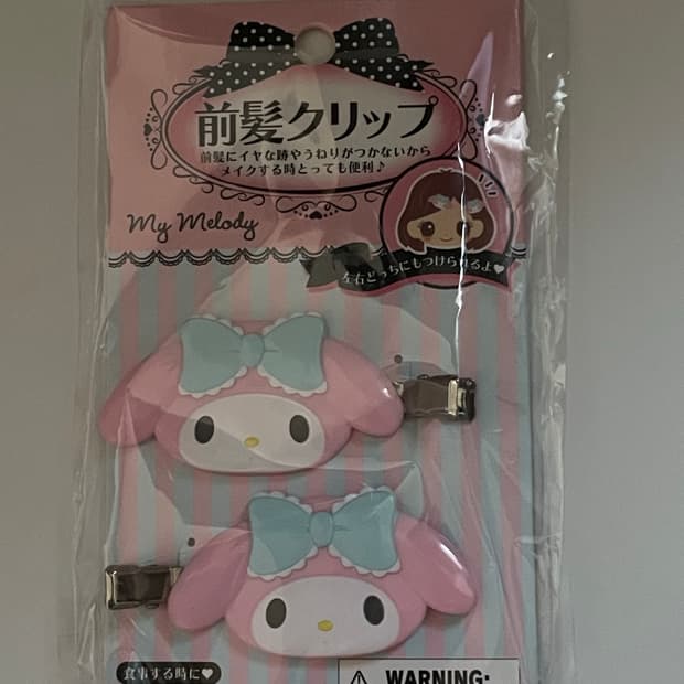 산리오 마이멜로디 헤어핀 헤어클립