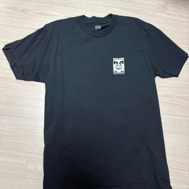 오베이XWORKSOUT 콜라보 반팔