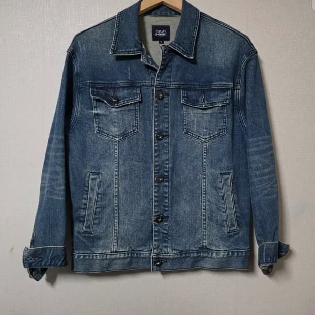 PLAY DENIM 데님 청자켓  사이즈 95 남 여공용