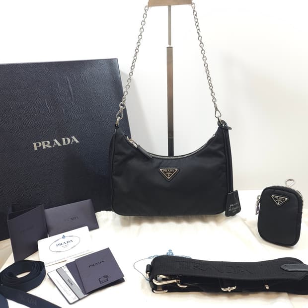 [정품]프라다 리에디션2005 리나일론백