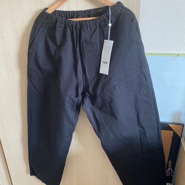 26ss 코모리 포스트 워크 트윌 헌팅팬츠 블랙 1사이즈