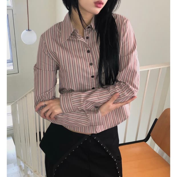 빈티지 스트라이프 셔츠 vintage shirt