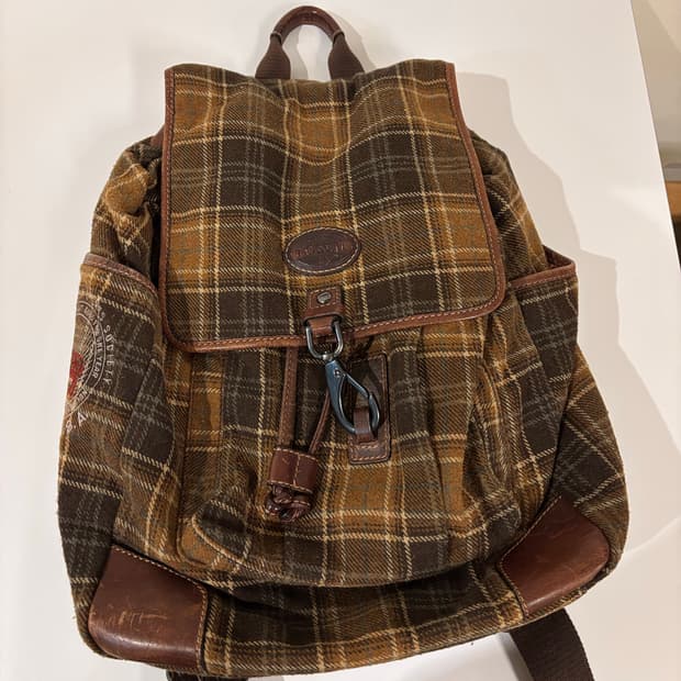 fossil 파슬 체크백팩