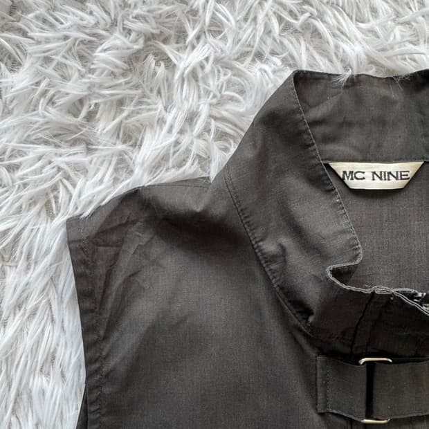 MC NINE 일본빈티지 y2k 베스트 조끼 y2k조끼 M 38