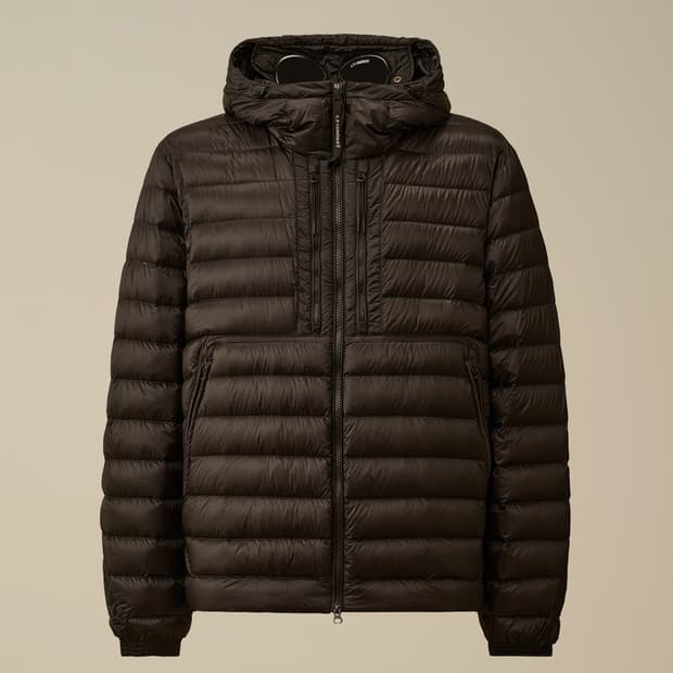 CP 컴퍼니 D.D. SHELL 고글 다운 자켓 블랙 라지 새상품 판매