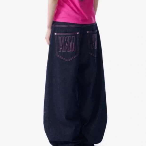 새상품) 아캄 스티치 데님팬츠