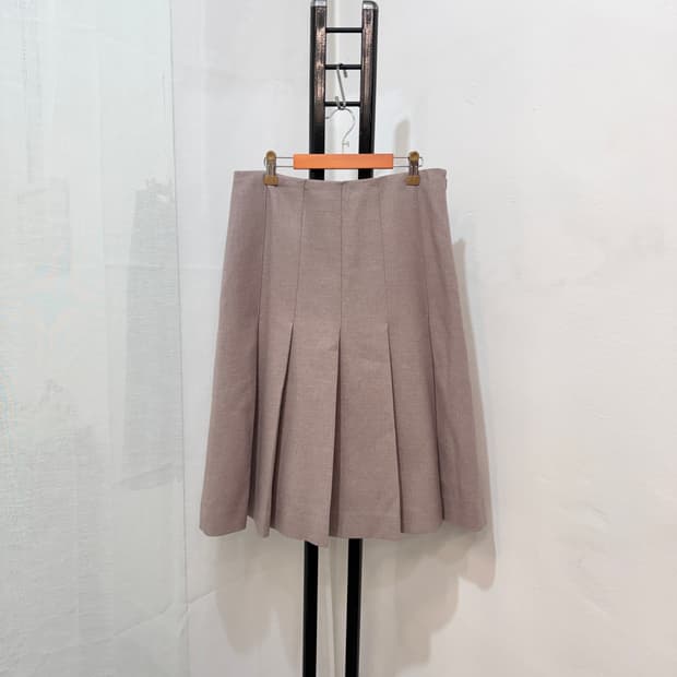 (M)던스트 dunst 울 플리츠 미디스커트 주름치마 4090