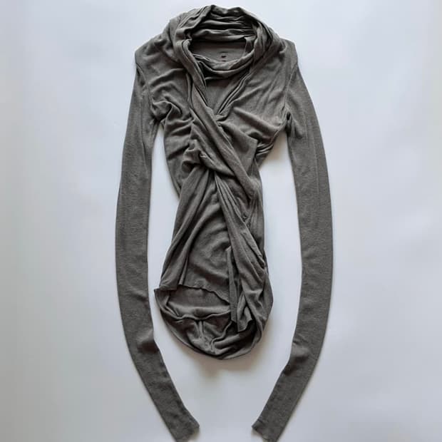 rick owens lilies draped top