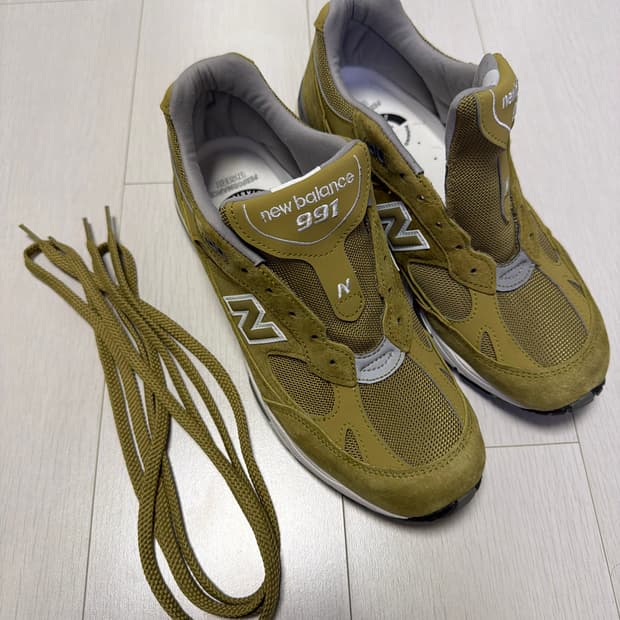 뉴발란스 991 메이드인 UK 그린모스