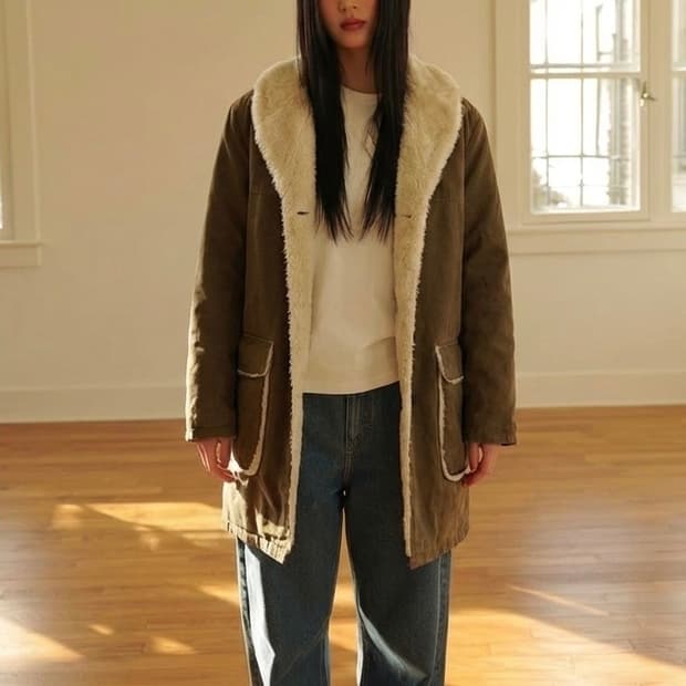 [M] 90s 맥그리거 Mcgregor 스웨이드 쉐르파 라이