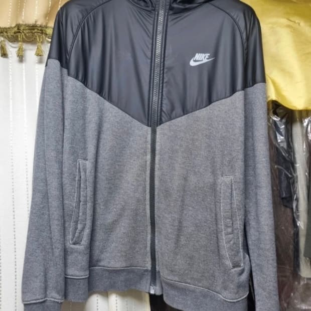 나이키 바람막이 후드 집업 XXL