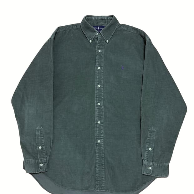 폴로 랄프로렌 그린 코듀로이 셔츠