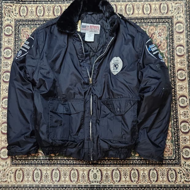 National Patrol Security 자수 패치 자켓 (네이비)