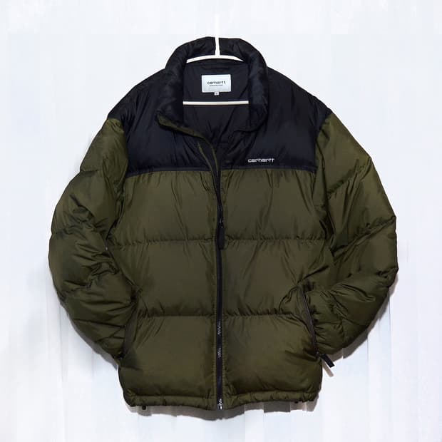 칼하트 WIP 루미 다운 패딩 사이프러스 블랙 (M / 100+)