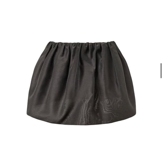 아모멘토 오간자 벨트스커트