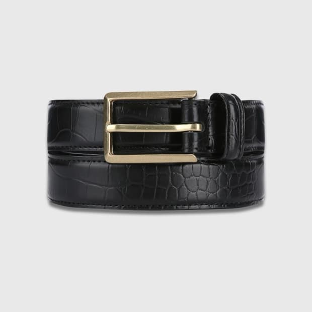 토니웩 악어 디테일 가죽벨트 판매
