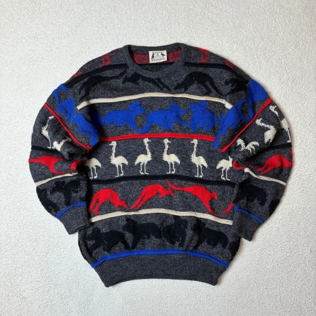 Hysport 90's 3D 니트 스웨터 PN6666