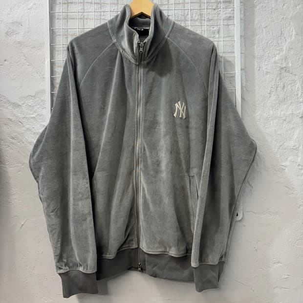 MLB 엠엘비 파스텔 민트 벨뱃 트랙탑 져지 2XL