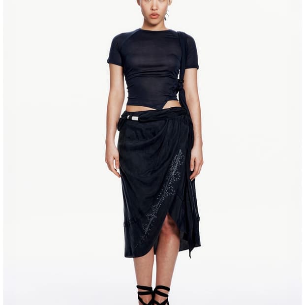 hyein seo drape skirt 혜인서 드레이프 스커트 새제품