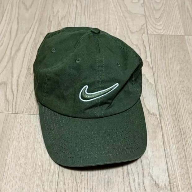 나이키 카키 볼캡 모자