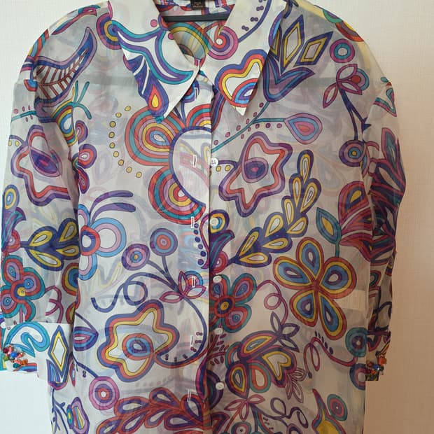 루이비통 플라워패턴 셔츠 34