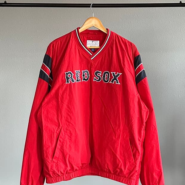 [XL]G-lll MLB 보스턴 레드삭스 웜업 바람막이