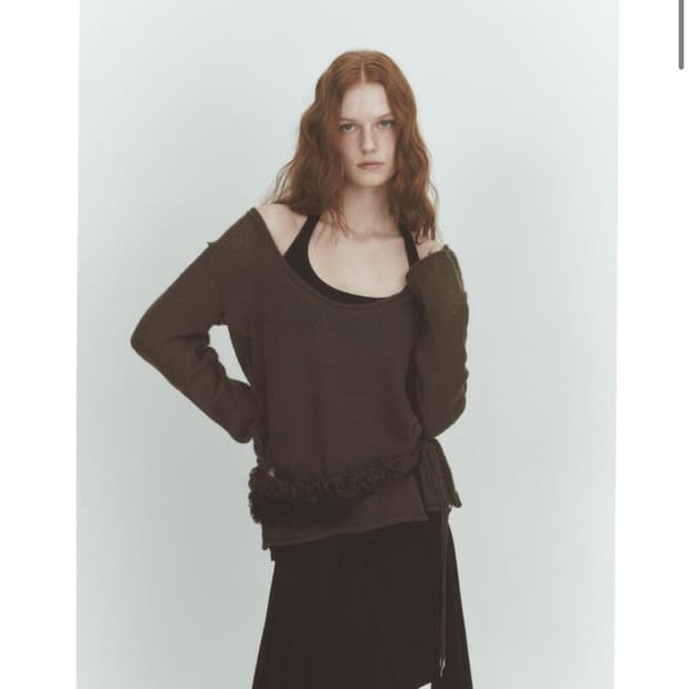 (상태좋음) 아수라 2-WAY ALPACA KNIT