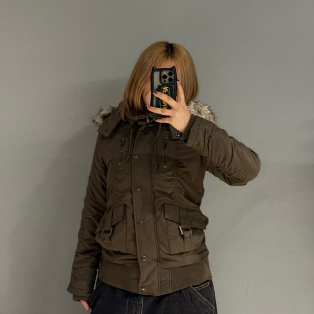 shirring detail buckle pocket jumper