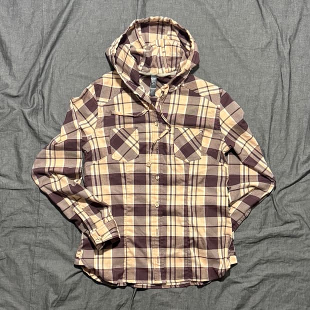Stretchstone Flannel Hooded Shirt (Women