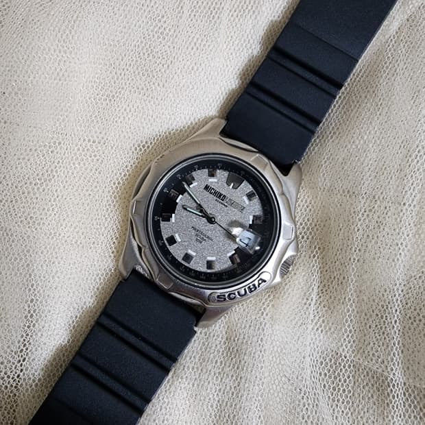 빈티지 미치코런던 스쿠버 다이버 시계