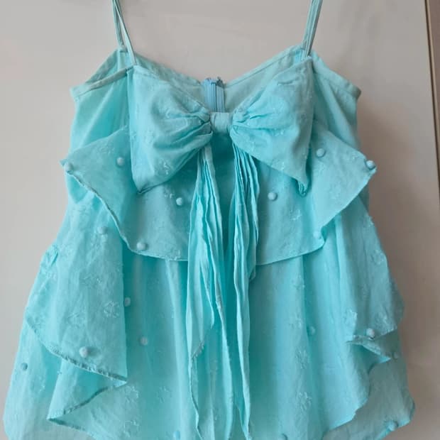 갸루 레니본  뷔스티에 