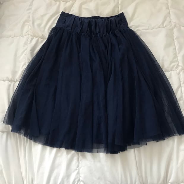 Navy skirt