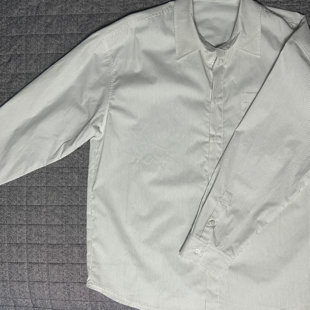 드로우핏 타이디 미니멀 스트라이프 셔츠 L