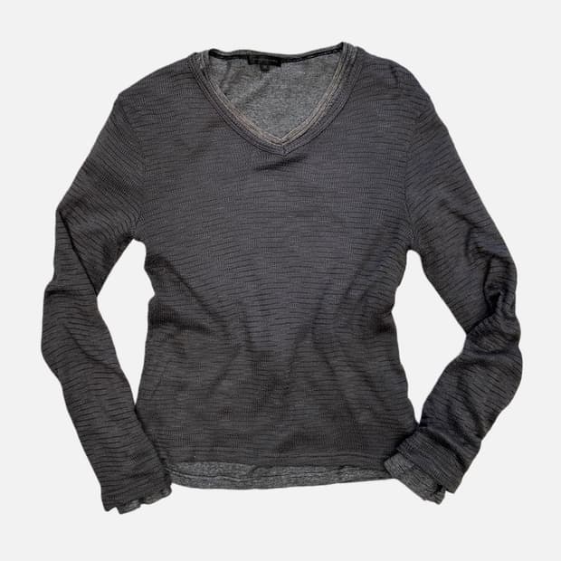 grunge charcoal layred t-shirt