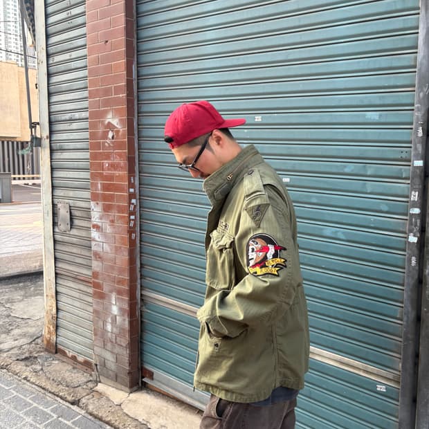 폴로 랄프로렌 M65 패치&히든 후드 필드 자켓