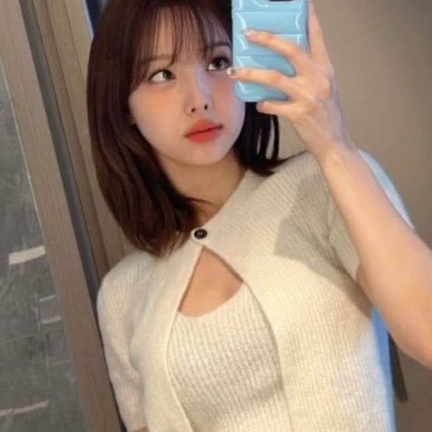 알렉산더왕 레이어드 숏슬리브 가디건