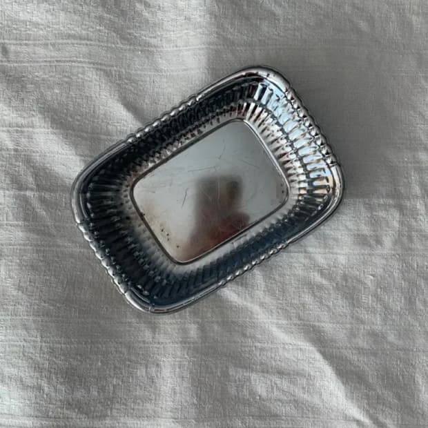 빈티지 스테인레스 트레이 