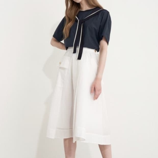 한섬 SJSJ 2022 디테쳐블 머플러 니트 82-94-160사이즈