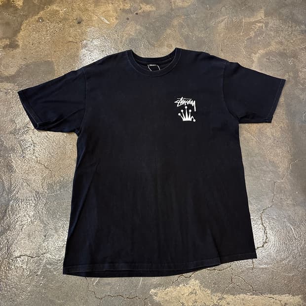 STUSSY 스투시 빅 크라운 반팔티 XL