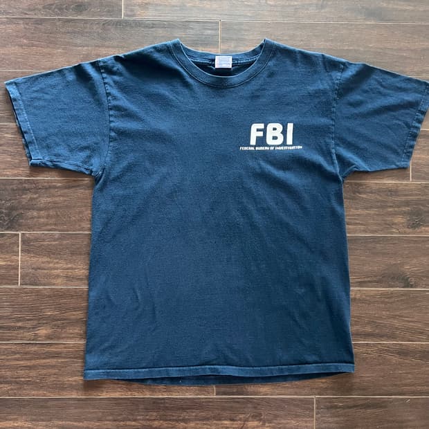 [L] 미국 FBI 빈티지 티셔츠