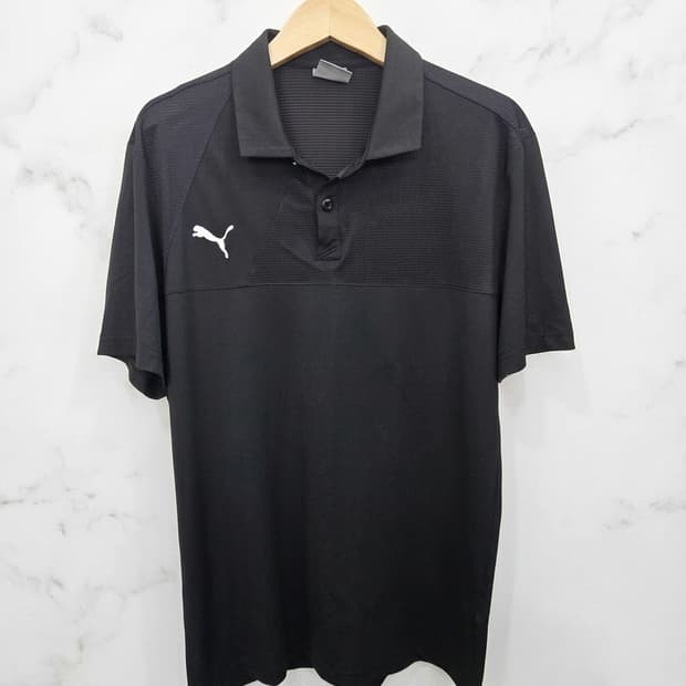 110,2XL)) PUMA 푸마 카라 반팔티셔츠! 거의 새상품급~