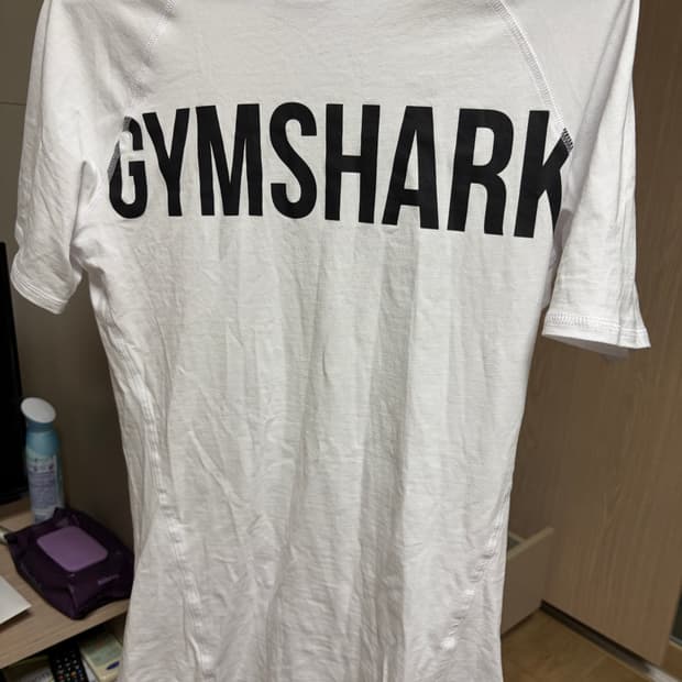 Gymshark 짐샤크 프라임 슬림핏 반팔 티셔츠 화이트 S