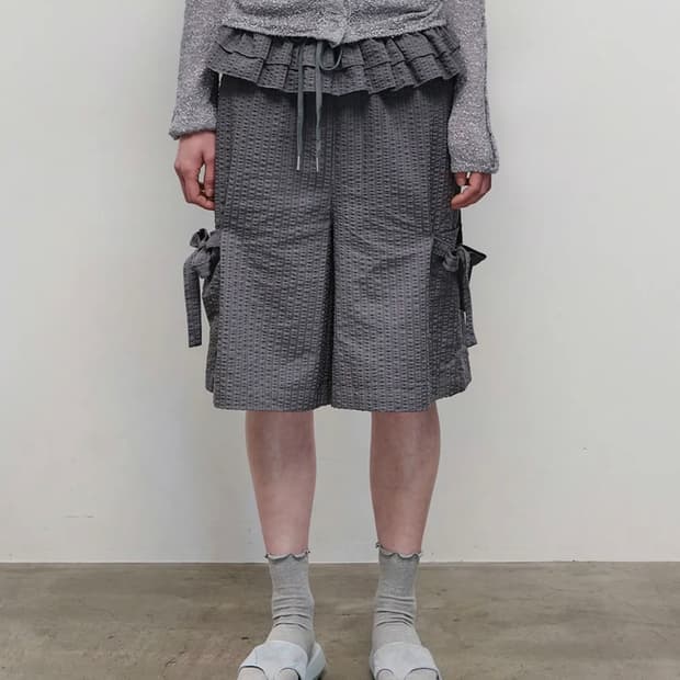 타입서비스 Ruffled Stripe Pocket Pants