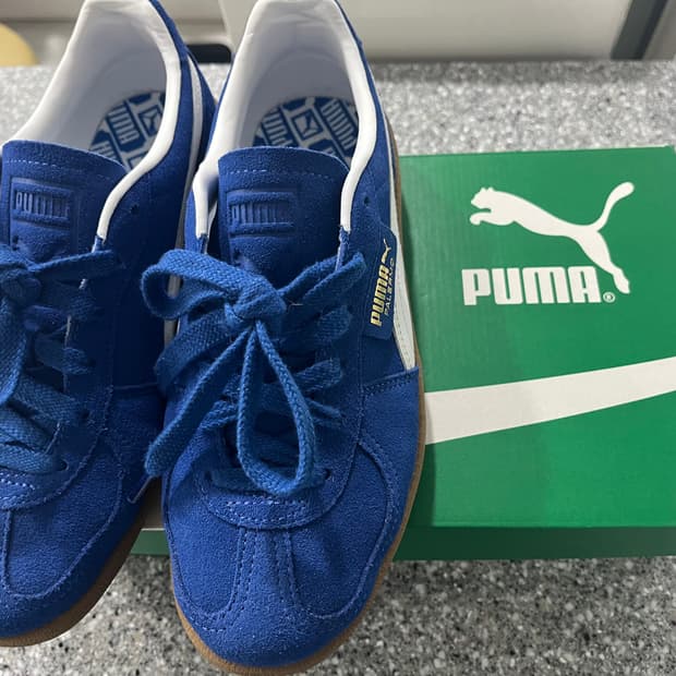 푸마 팔레르모 스웨이드 스니커즈 