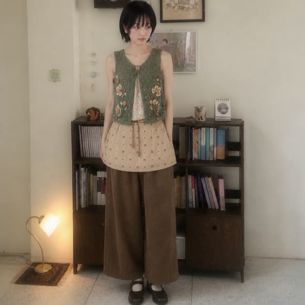 여름의 녹음빛 코디 set