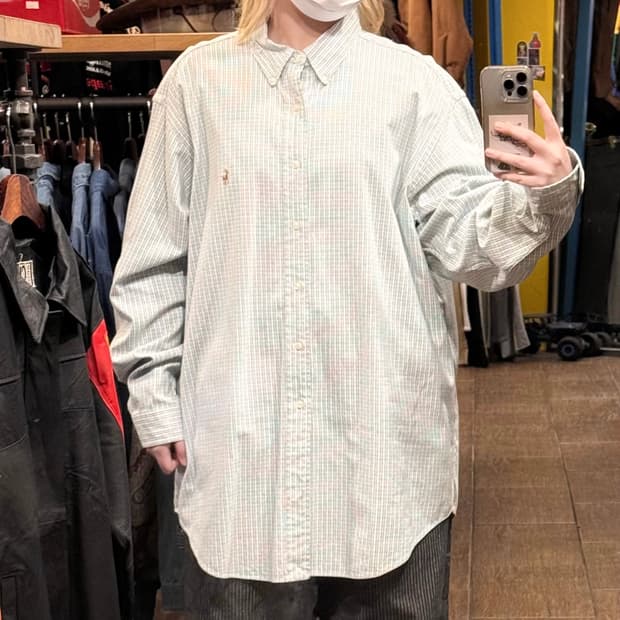 [HI] 폴로 랄프로렌 긴팔셔츠 체크 그린